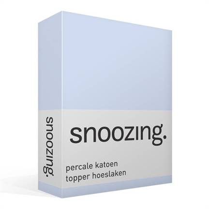 Snoozing drap-housse surmatelas percale
