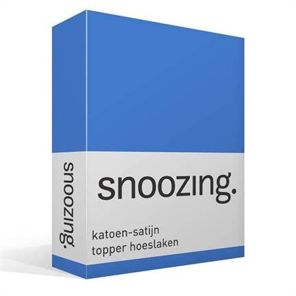 Snoozing drap-housse surmatelas satin