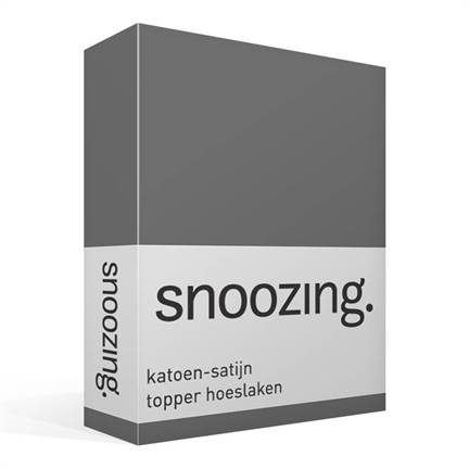 Snoozing drap-housse surmatelas satin