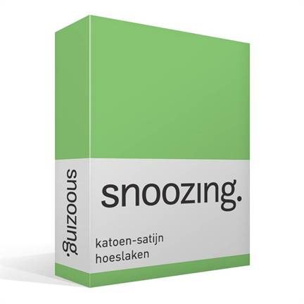 Snoozing drap-housse satin