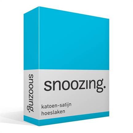 Snoozing drap-housse satin