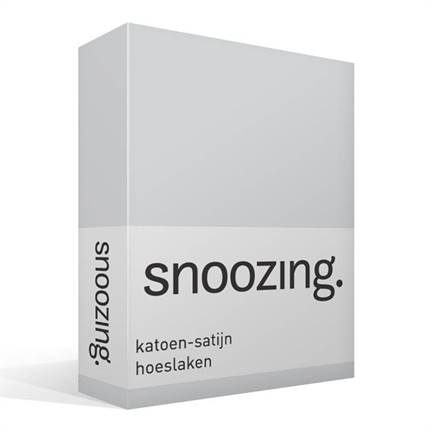 Snoozing drap-housse satin