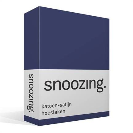 Snoozing drap-housse satin