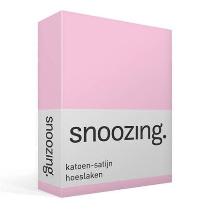 Snoozing drap-housse satin