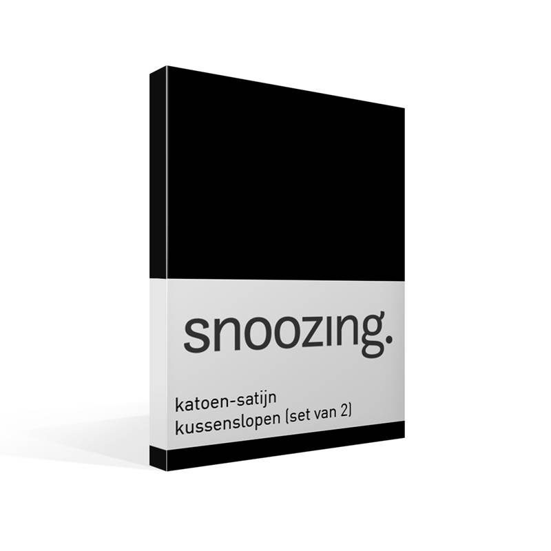 Snoozing taies d'oreiller satin (lot de 2)