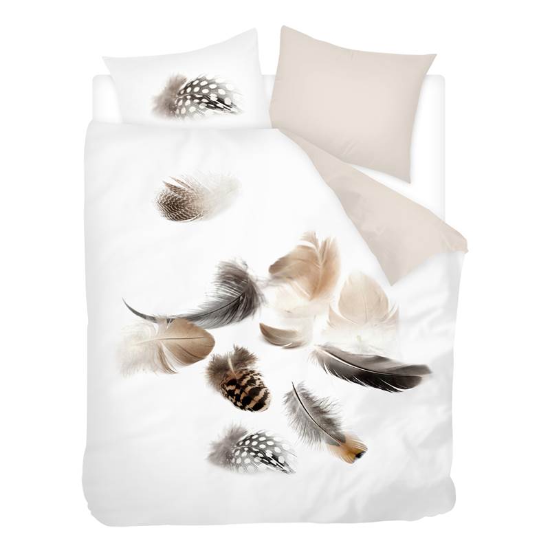 Snoozing Plume housse de couette en flanelle