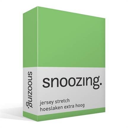 Snoozing drap-housse grand bonnet jersey stretch