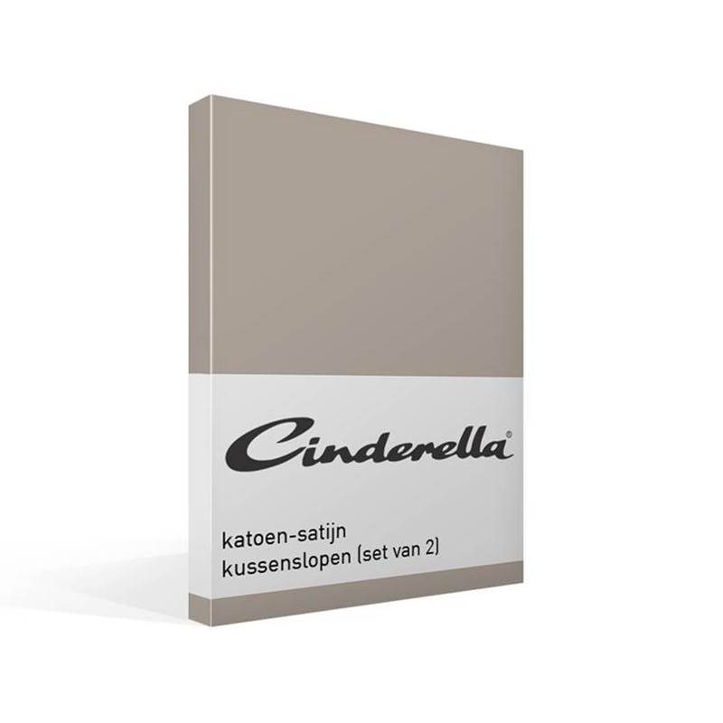 Cinderella taies d'oreiller satin (lot de 2)