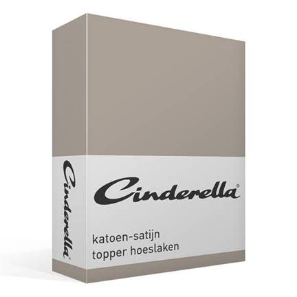 Cinderella drap-housse surmatelas satin