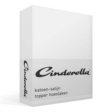 Cinderella drap-housse surmatelas satin