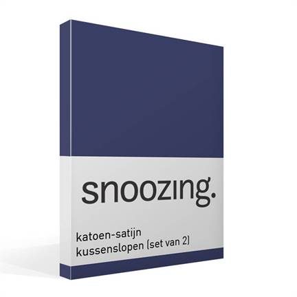 Snoozing taies d'oreiller satin (lot de 2)