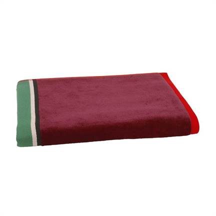 Clarysse Red serviette de plage