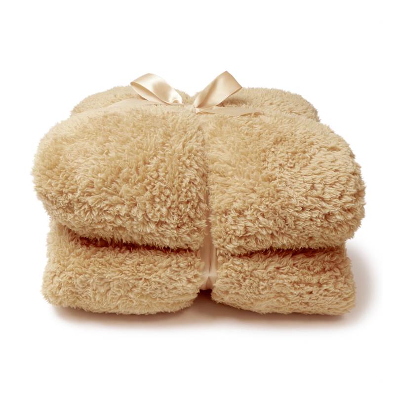 Unique Living Teddy plaid polaire