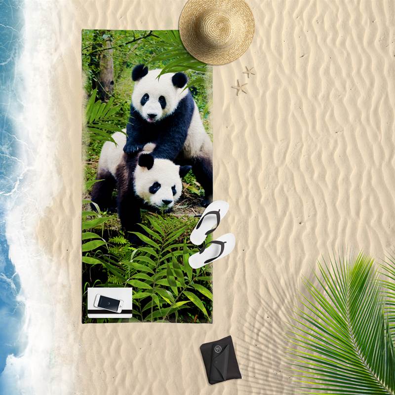 Panda drap de plage