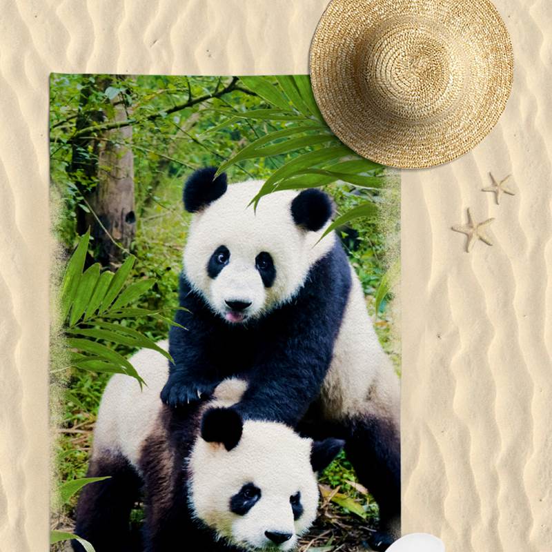 Panda drap de plage