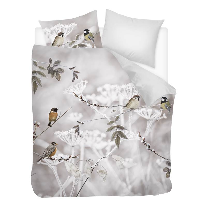 Snoozing Winter housse de couette en flanelle