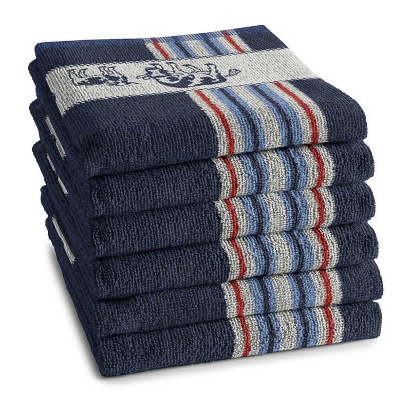 DDDDD Friesian essuie-mains (lot de 6) 