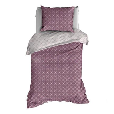 Satin d'Or Curling housse de couette vieux rose