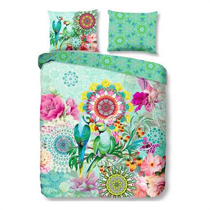 Maison Autres Toile Oriental Rose Housse De Couette Ethnique