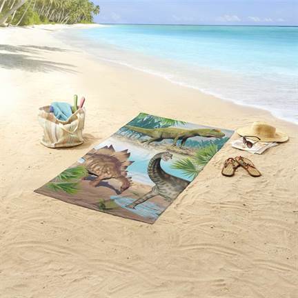 Good Morning Dino serviette de plage