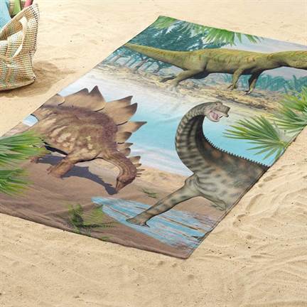Good Morning Dino serviette de plage