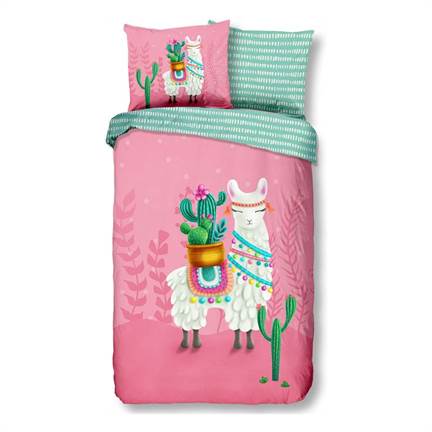 Good Morning Lalama housse de couette rose - thumbnail_01