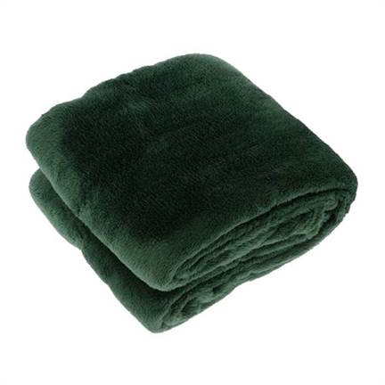 Unique Living Justin plaid polaire vert foncé