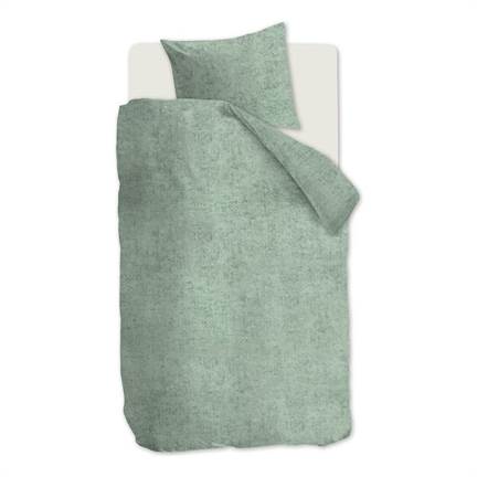 Beddinghouse Frost housse de couette en flanelle vert gris