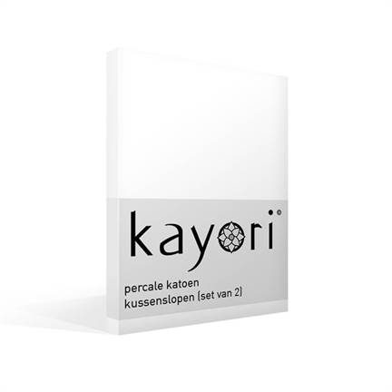 Kayori Shizu taies d’oreiller percale (lot de 2)
