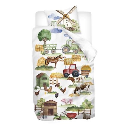 Snoozing Vie à la Ferme housse de couette multicolore - thumbnail_01