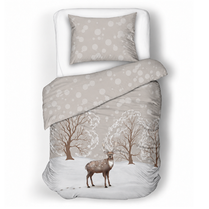 Snoozing Dora housse de couette en flanelle