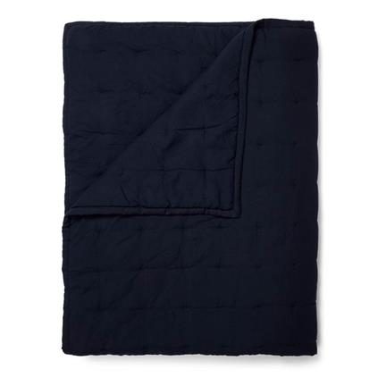Essenza Ruth couvre-lit bleu nuit