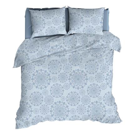 HIP COLLECTION LUMI HOUSSE DE COUETTE EN FLANELLE BLEU