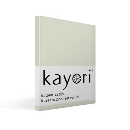 Kayori Edo taies d'oreiller satin (lot de 2)