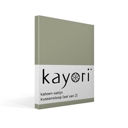 Kayori Edo taies d'oreiller satin (lot de 2)