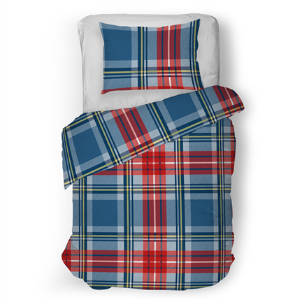 Snoozing Elien housse de couette en flanelle