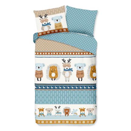 Good Morning Animaux des Bois housse de couette en flanelle
