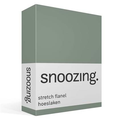 Snoozing drap-housse flanelle stretch