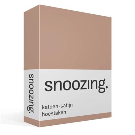 Snoozing drap-housse satin
