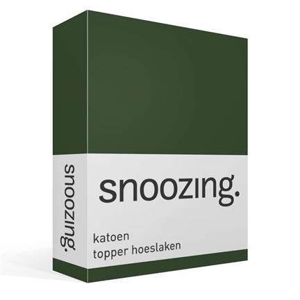 Snoozing drap-housse surmatelas coton 57 fils
