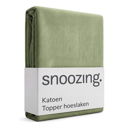 Snoozing drap-housse surmatelas coton 57 fils