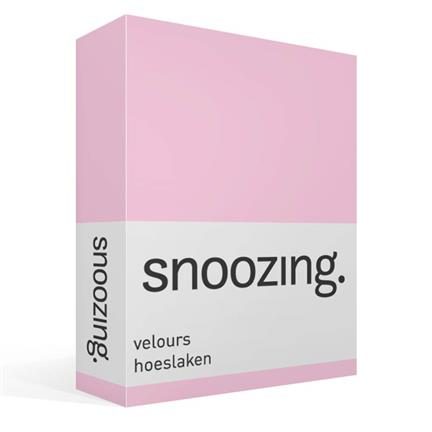 Snoozing drap-housse velours