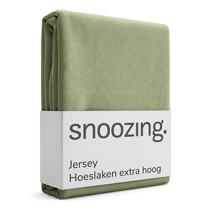 Snoozing drap-housse grand bonnet jersey