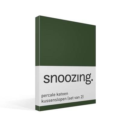 Snoozing taies d’oreiller percale (lot de 2)