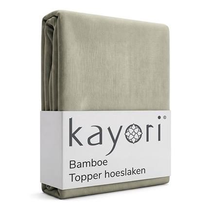 Kayori Simba drap-housse surmatelas bambou