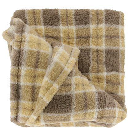 Unique Living Alix plaid polaire