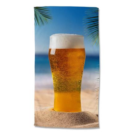 Good Morning Beer serviette de plage