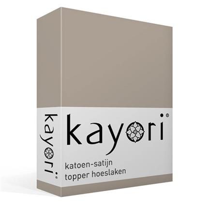 Kayori Saya drap-housse surmatelas satin