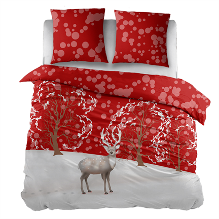 Snoozing Pinkie housse de couette en flanelle