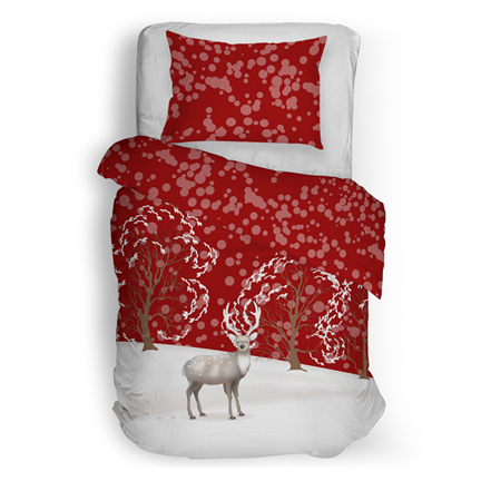 Snoozing Pinkie housse de couette en flanelle